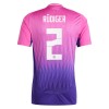 Maglia ufficiale Germania Antonio Rudiger 2 Trasferta Euro 2024 per Uomo